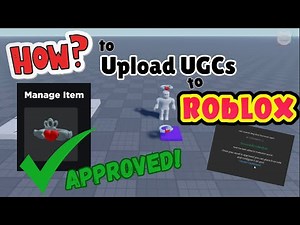 How To Upload UGCs to Roblox #robloxugc #robloxlimiteds #roblox #robloxugcfree #robloxstudio