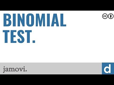 Binomial test — jamovi