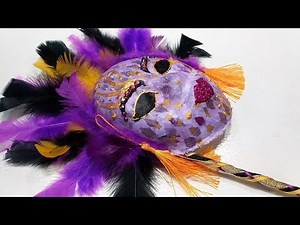 How to Make & Decorate Plaster Masks & Brush Cleaning Tips!