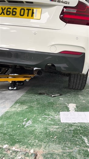 M240i back box removed sound. #shorts