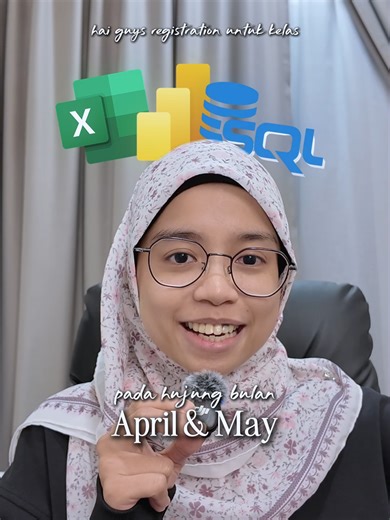 Belajar Excel, Power BI & SQL Mei Ini