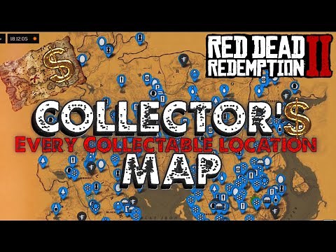 RDR2 Online COLLECTOR’S MAP How To Find EVERY COLLECTABLE !!!