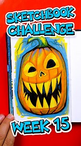 Hey, art friends! 🎨 It’s time for our Week 15 sketchbook challenge! If you haven’t joined in yet, it’s never too late. Grab a sketchbook for you and your kids, and let’s fill it with our own amazing creations! This week, our challenge is to create a Halloween collage, filling an entire page with different spooky things. 🎃👻 When you’re done, snap a pic and share it with us on Instagram. Don’t forget to tag us @artforkidshub so we can see your awesome artwork! ❤️💛💙 | Art for Kids Hub