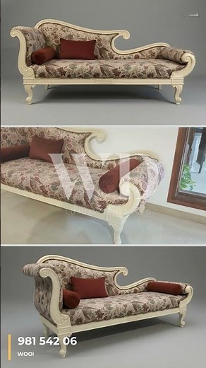 Elegant French Lounger | Handcrafted Teak Wood Chaise | Bespoke Luxury Furniture