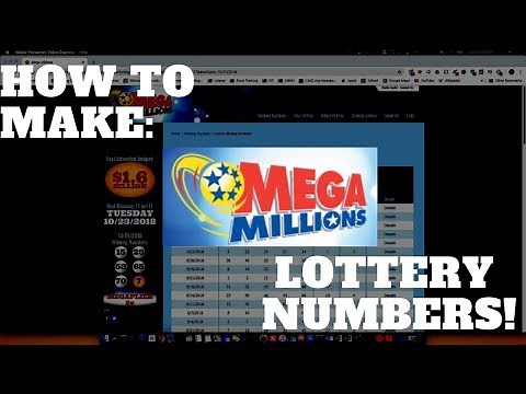 How To Make: MEGA MILLIONS Lottery Numbers in Microsoft EXCEL!