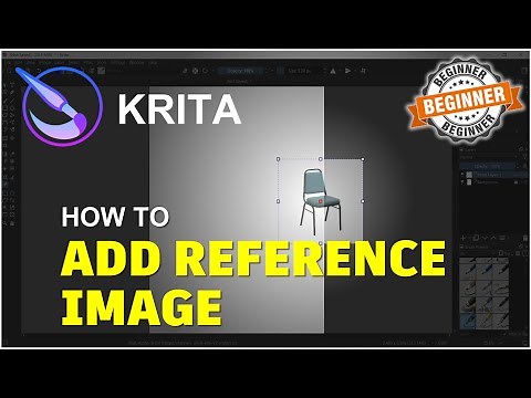 Krita How To Add Reference Image Tutorial