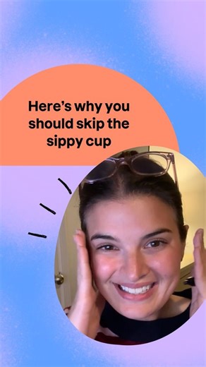 Expressable | Online Speech Therapy on Instagram: "🚫 Skip the sippy cup — here’s why! As pediatric SLPs, we get asked this all the time. The truth? Sippy cups can actually delay your child’s oral motor and speech development. 😮 In this video, Brenna breaks down what’s really happening when your child drinks from a sippy...and what to use instead (spoiler: straw cups + open cups FTW!). 👶🥤 Follow for part 2 where she'll show you how to teach your child to drink from a straw! 💬 #SLPtips #pedia