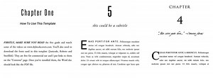 Free book design templates and tutorials for formatting in MS Word