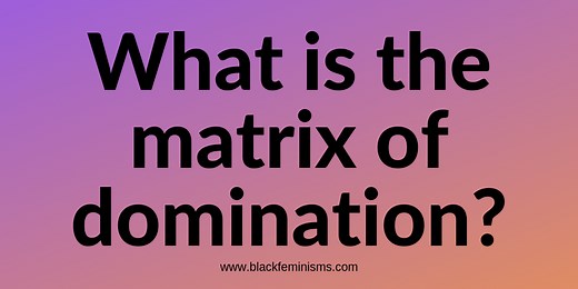 The Matrix of Domination and the Four Domains of Power