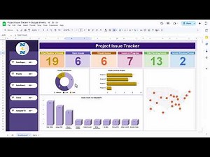 Project Issue Tracker in Google Sheets | Step by Step tutorial