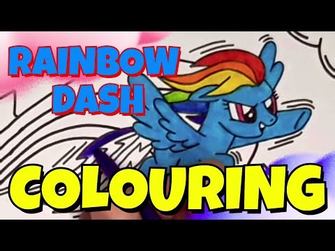Rainbow Dash Colouring, #rainbowdash ‪@angelfun360‬