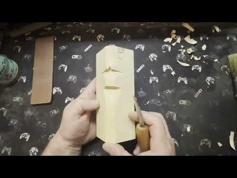 How to Carve a Wood Spirit with Just a Knife