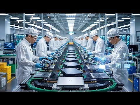 How Laptops Are Made in a Factory | Inside the Laptop Manufacturing Process Step-by-Step