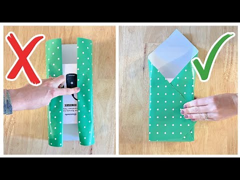 *NEW* GIFT WRAPPING HACKS YOU HAVE TO TRY 🎁 (wrap with no tape!!!)