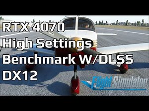 RTX 4070 VR Benchmark | MSFS 2020 | High Settings | Vive Pro 2 | DLSS | DX12 | Nvidia Boost | 9900k