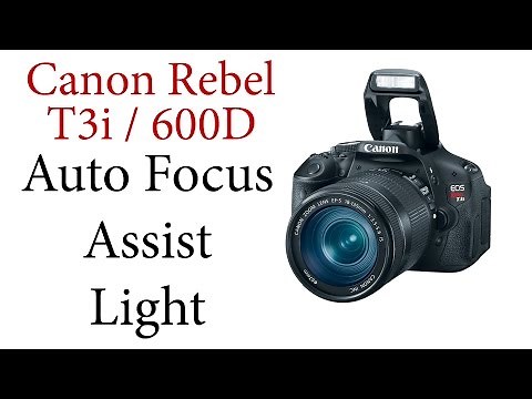 Canon T3i / 600D: Auto Focus Assist Light