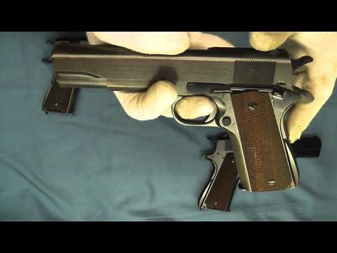 Colt Model 1911A1 1938 & 1939 Production Changes