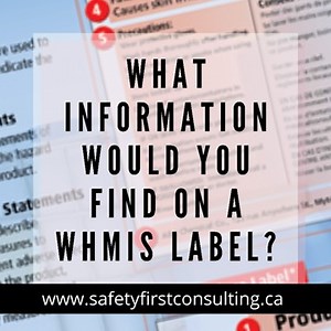 What Information Would You Find on a WHMIS Label? - Safety First Consulting Toronto Workplace Safety Training