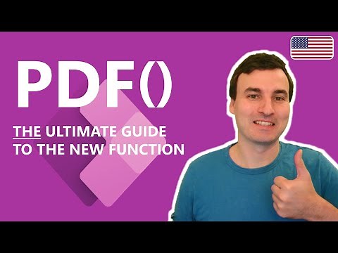 [New in PowerApps] The new PDF() function is a gamechanger