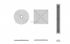 AC Grill - Free CAD Drawings