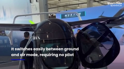 China unveils fully autonomous flying car with no steering wheel or gas pedal