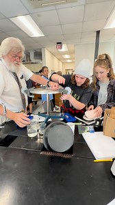 In Mr. Malot's physics lab, students used the force table to explore how multiple forces balance to create equilibrium. ⚖️ What once seemed abstract — vector addition and direction — suddenly became visible, tangible, and deeply understood. This experiment not only strengthened problem-solving skills, but also built a foundation for understanding everything from motion to magnetic and electric fields, reminding us why hands-on learning makes all the difference. #LeadTheWayRGNS #STEMEducation #Ph