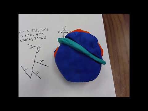 Magnitude and Orientation of Fault Slip on a Stereonet Part I