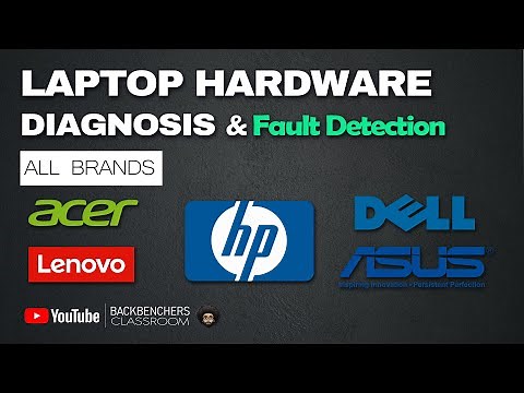 How to Check Laptop Health and Hardware Fault by Diagnostic Tool for HP Lenovo Acer Asus Dell