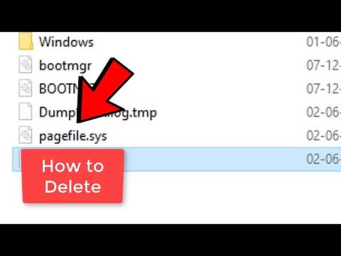 How to Delete pagefile.sys in windows 10/11