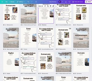Travel Itinerary Template - Etsy UK
