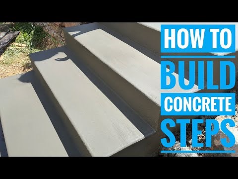 Diy concrete steps #1 grades and forms