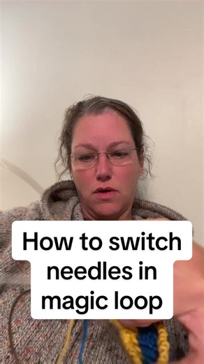 Magic loop used to confuse me, but seeing how to pull the needles to switch sides made it click. Hope it helps. #magicloop #knitting #knittok