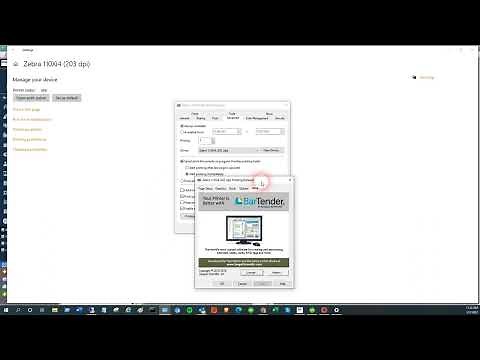 Label Printer Page Size setting in Windows