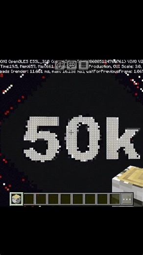 Target 50k subscriber's..!▶️ #minecraft #shorts