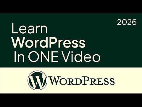 8 Hours Complete Course WordPress Tutorial for Beginners 2026