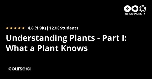 Understanding Plants - Part I: What a Plant Knows