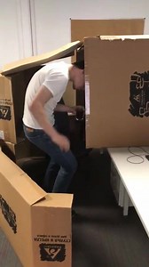That's one way to use leftover boxes after moving house! However, if...