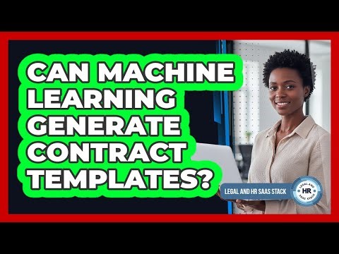 Can Machine Learning Generate Contract Templates?