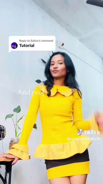 Replying to @Salina tutorial is here ❤️thank you for the love and support guys ❤️ #hadmade #thankyougodforeverything #style_with_ros #swingartistt #DIY