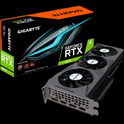 GeForce RTX™ 3070 EAGLE OC 8G (Rev. 2.0) - GIGABYTE Global