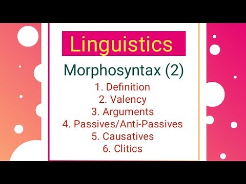 Morphosyntax in Linguistics by Sir Waqas Azeem | Waqas Azeem