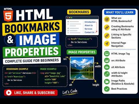 HTML Image Tag & Image Properties Explained | src, alt, width, height | HTML Tutorial