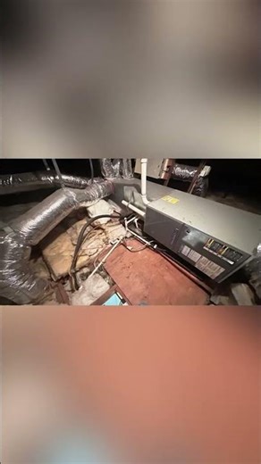 Finishing air handler installation in the attic