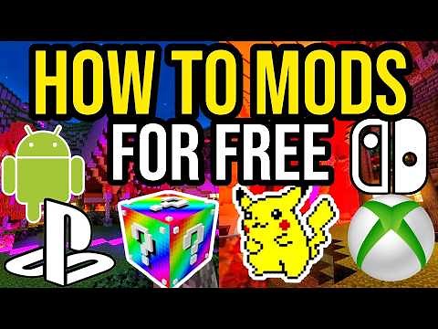 How To Get MODS FOR FREE In Minecraft PS4/5, Xbox, Switch, MCPE & Bedrock! (Without Marketplace!)