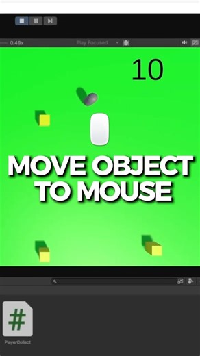 Unity Mouse Follow in 30 SECONDS! 🖱️