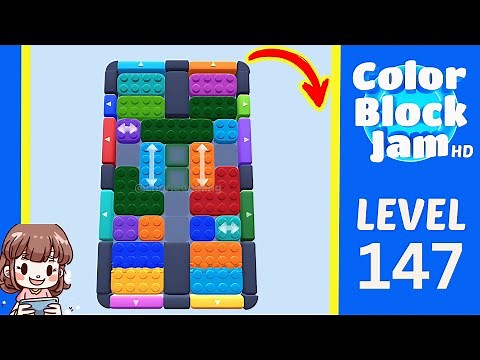 Color Block Jam Level 147 Solution Walkthrough