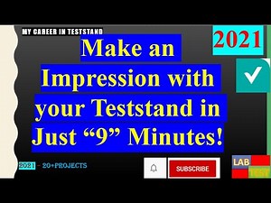 13.Teststand_Tutorial for Beginners: Learn TS in "10" hours|Shobin