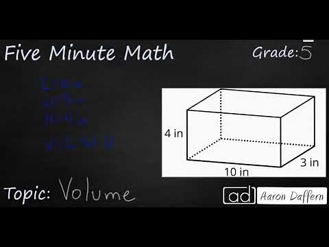 5th Grade Math Volume