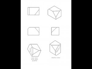 New View, Relative View, View Palette (parts with Oblique Plane in SolidWorks Drawing)