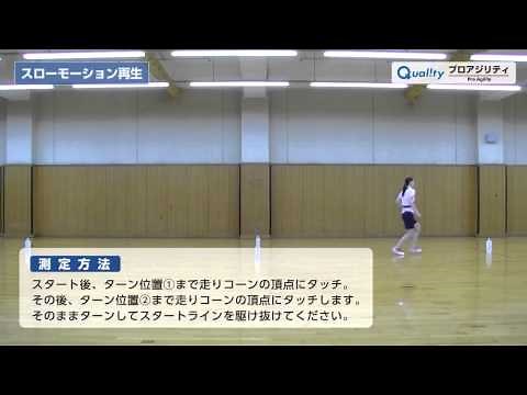 【Quality】 プロアジリティ 測定方法（クオリティー）